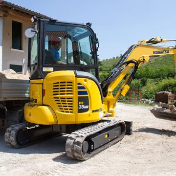 Komatsu PC35MR5 graafmachine