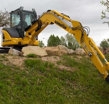 Komatsu PC45MR5 graafmachine